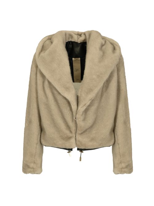 Giacca ECO036 in faux fur Grigio YES LONDON | ECO 036GRIGIO